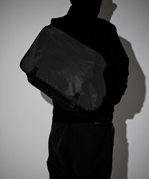 PACKING | 【PACKING】BLACK REFLECTIVE MESSENGER PA-058(メッセンジャーバッグ)