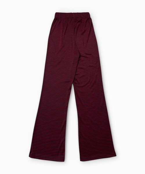 BORN SLIPPY(ボーンスリッピー)の「Stripe Flare Lounge Pants (Red)(スウェットパンツ・レディース・その他・FREE)」の2枚目の写真