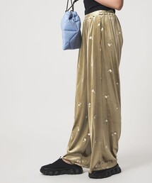 CITEN | <CITEN>ベロアエンブロイダリーカットパンツ(その他パンツ)