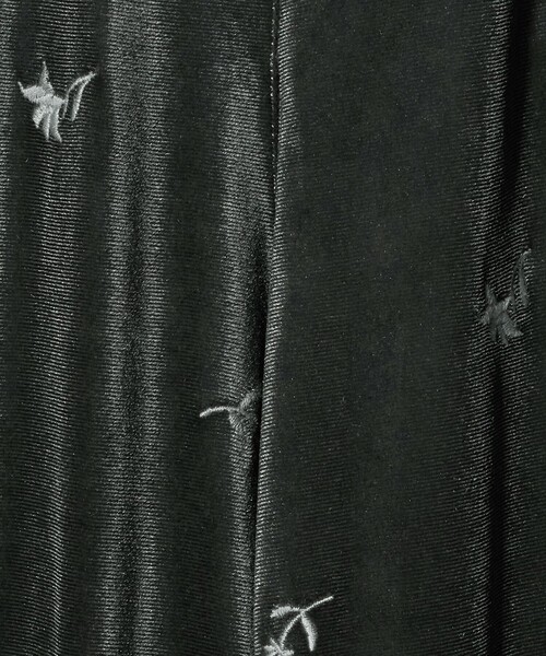 CITEN（シテン）の「＜CITEN＞ベロアエンブロイダリーカットパンツ（その他パンツ・レディース・ダークグリーン/オリーブ・M/S）」の9枚目の写真