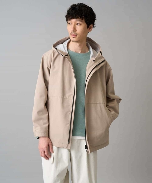 a.v.v(アーヴェヴェ)の「【撥水・防風・花粉防止・ストレッチ】SORONAラミネートコーティングマウンテンパーカー(その他アウター・メンズ・ベージュ/ブラック・46/48/50)」の8枚目の写真