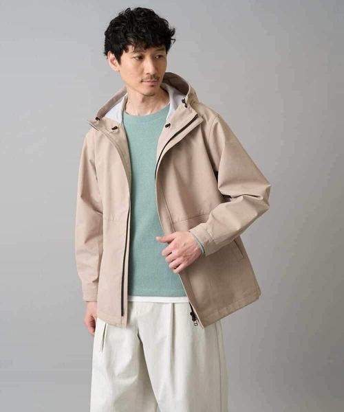 a.v.v(アーヴェヴェ)の「【撥水・防風・花粉防止・ストレッチ】SORONAラミネートコーティングマウンテンパーカー(その他アウター・メンズ・ベージュ/ブラック・46/48/50)」の13枚目の写真