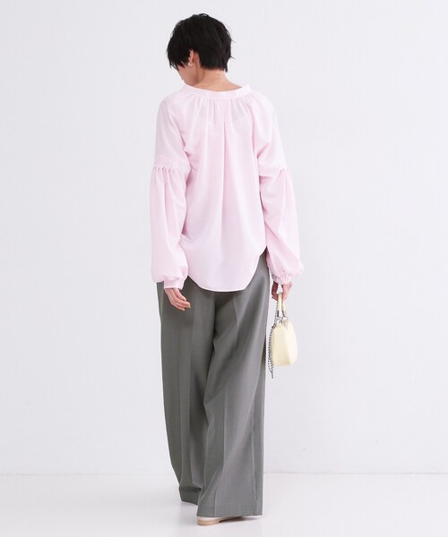 OPAQUE.CLIP（オペークドットクリップ）の「美脚ストレッチストレートワイドパンツ【洗濯機OK】（その他パンツ・レディース・ブラック/ダークグレー/ライトベージュ・40/38/36）」の17枚目の写真