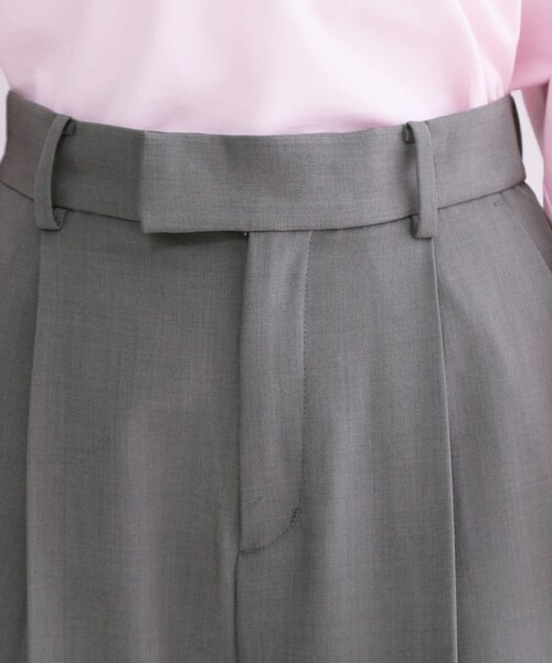 OPAQUE.CLIP（オペークドットクリップ）の「美脚ストレッチストレートワイドパンツ【洗濯機OK】（その他パンツ・レディース・ブラック/ダークグレー/ライトベージュ・40/38/36）」の9枚目の写真