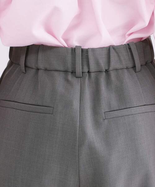 OPAQUE.CLIP（オペークドットクリップ）の「美脚ストレッチストレートワイドパンツ【洗濯機OK】（その他パンツ・レディース・ブラック/ダークグレー/ライトベージュ・40/38/36）」の11枚目の写真