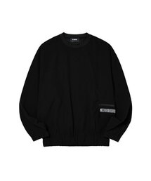 FIELDMANUAL（フィールドマニュアル）の「NAPPED RIPSTOP PULLOVER black（スウェット）」