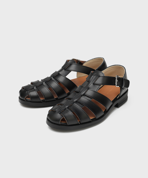FIRENZE ATELIER（フィレンツェアトリエ）の「[SECOND.A] ユニセックスハンドメイドフィッシャーマンサンダル2NDS011B [ブラック]（サンダル・レディース・その他・23cm/25cm/26cm/27cm/28cm）」の12枚目の写真