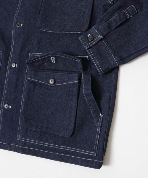 ITEMS URBANRESEARCH（アイテムズ アーバンリサーチ）の「デニム カバーオール（カバーオール・メンズ・ブラック/ネイビー/ブルー・MEDIUM/LARGE）」の7枚目の写真