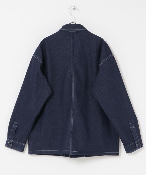 ITEMS URBANRESEARCH（アイテムズ アーバンリサーチ）の「デニム カバーオール（カバーオール・メンズ・ブラック/ネイビー/ブルー・MEDIUM/LARGE）」の9枚目の写真