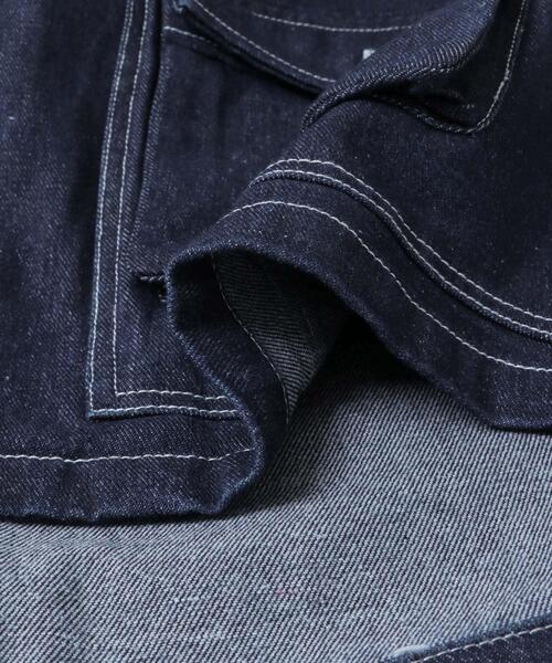 ITEMS URBANRESEARCH（アイテムズ アーバンリサーチ）の「デニム カバーオール（カバーオール・メンズ・ブラック/ネイビー/ブルー・MEDIUM/LARGE）」の10枚目の写真