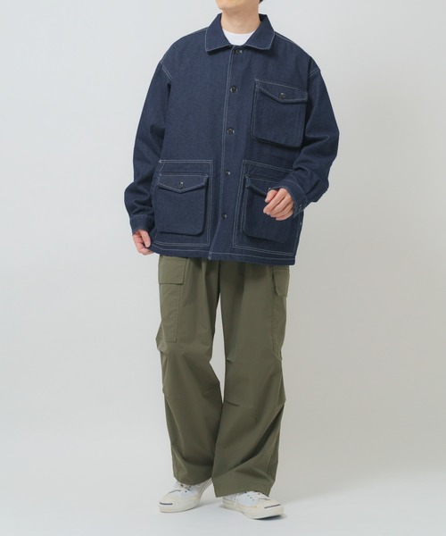 ITEMS URBANRESEARCH（アイテムズ アーバンリサーチ）の「デニム カバーオール（カバーオール・メンズ・ブラック/ネイビー/ブルー・MEDIUM/LARGE）」の19枚目の写真