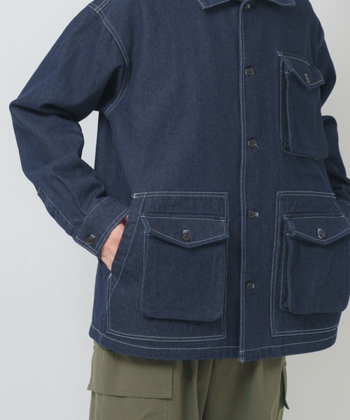 ITEMS URBANRESEARCH（アイテムズ アーバンリサーチ）の「デニム カバーオール（カバーオール・メンズ・ブラック/ネイビー/ブルー・MEDIUM/LARGE）」の17枚目の写真