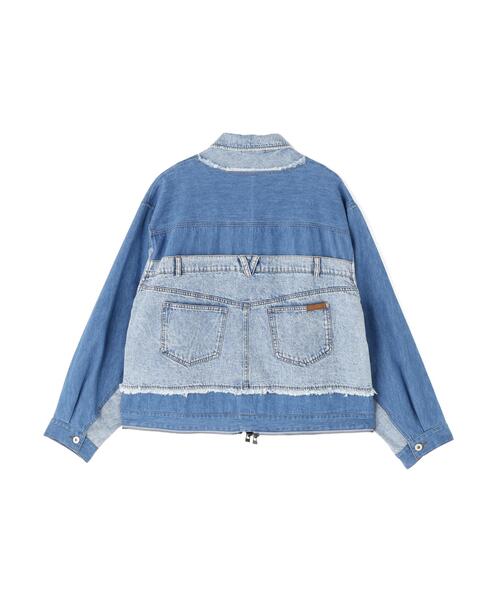 AULA AILA（アウラアイラ）の「AULA AILA/アウラアイラ/4WAY DENIM JACKET（デニムジャケット・レディース・ブラック/ブルー・0）」の9枚目の写真