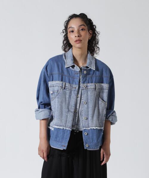 AULA AILA（アウラアイラ）の「AULA AILA/アウラアイラ/4WAY DENIM JACKET（デニムジャケット・レディース・ブラック/ブルー・0）」の9枚目の写真