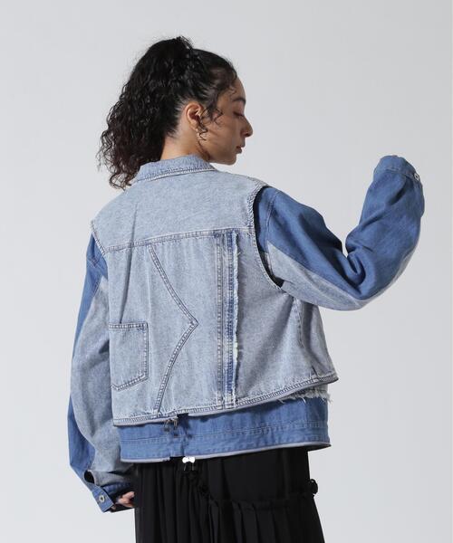 AULA AILA（アウラアイラ）の「AULA AILA/アウラアイラ/4WAY DENIM JACKET（デニムジャケット・レディース・ブラック/ブルー・0）」の13枚目の写真