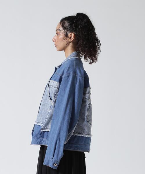 AULA AILA（アウラアイラ）の「AULA AILA/アウラアイラ/4WAY DENIM JACKET（デニムジャケット・レディース・ブラック/ブルー・0）」の15枚目の写真