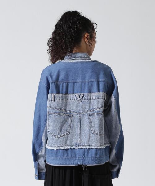 AULA AILA（アウラアイラ）の「AULA AILA/アウラアイラ/4WAY DENIM JACKET（デニムジャケット・レディース・ブラック/ブルー・0）」の16枚目の写真