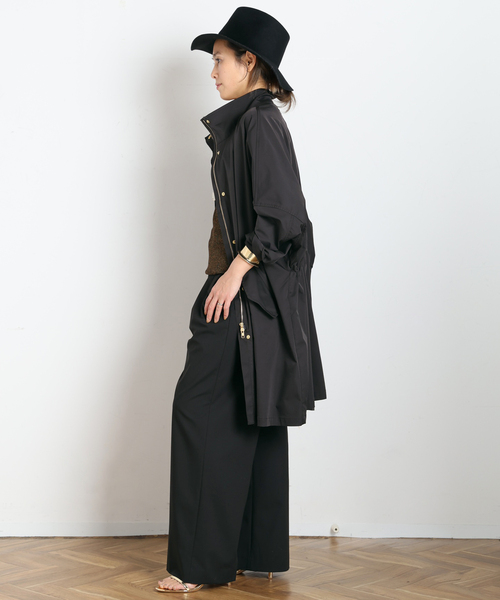 AP STUDIO(エーピーストゥディオ)の「ウインドスウェプトブルゾン(その他アウター・レディース・ブラック/キャメル・FREE)」の7枚目の写真