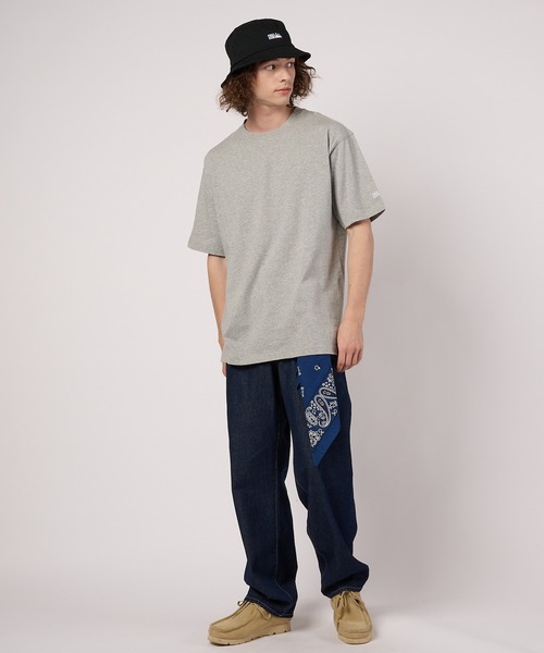 FIRST DOWN(ファーストダウン)の「ファーストライトロゴ スリーブTシャツ(Tシャツ/カットソー・メンズ・ブラック/ホワイト/杢グレー・XL/L/M/S/XXL)」の15枚目の写真