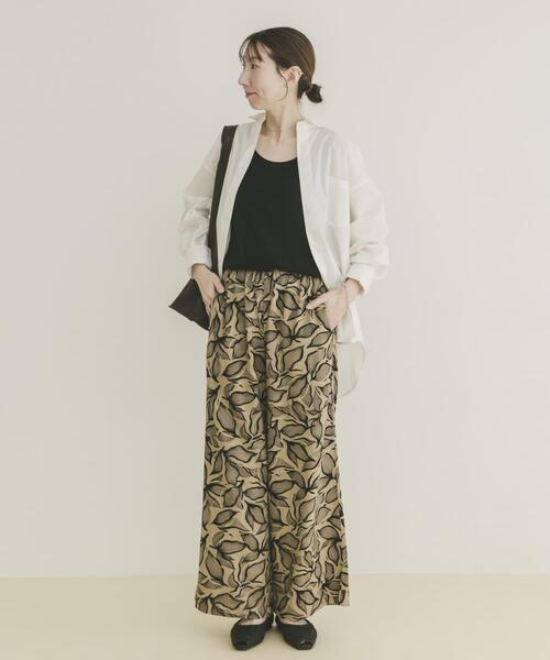 ITEMS URBANRESEARCH（アイテムズ アーバンリサーチ）の「レギュラーカラー刺シュウシャツ（シャツ/ブラウス・レディース・ピンク系その他/ホワイト/ブルー系その他・FREE）」の7枚目の写真