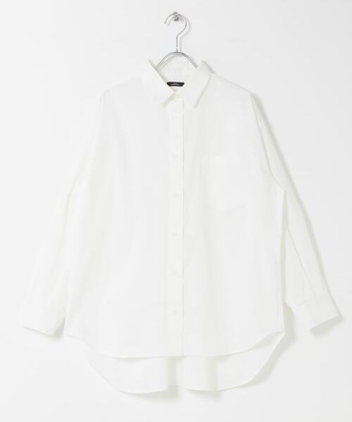 ITEMS URBANRESEARCH（アイテムズ アーバンリサーチ）の「レギュラーカラー刺シュウシャツ（シャツ/ブラウス・レディース・ピンク系その他/ホワイト/ブルー系その他・FREE）」の9枚目の写真