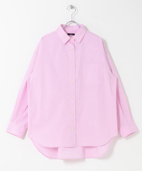 ITEMS URBANRESEARCH（アイテムズ アーバンリサーチ）の「レギュラーカラー刺シュウシャツ（シャツ/ブラウス・レディース・ピンク系その他/ホワイト/ブルー系その他・FREE）」の19枚目の写真