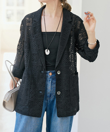 Spick & Span | レースジャケット(テーラードジャケット)