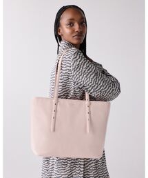 ドゥー イット オール クリンクル パテント ジップ トート バッグ