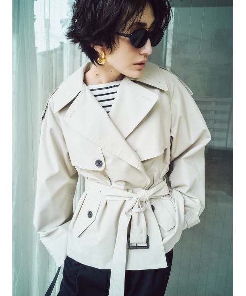 Mila Owen(ミラオーウェン)の「2タックテーパードパンツ(その他パンツ・レディース・キャメル/ブルー/ブラック・0/1)」の4枚目の写真