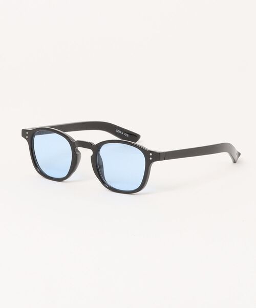 Revo.（レボ）の「WELLINGTON COLOR LENS SUNGLASSES / ウェリントン カラーレンズ サングラス クリアフレーム【UNISEX】（サングラス・レディース・シャンパン/ライトグレー/ブラウン/ライトグリーン/ブラック/ライトベージュ/ライトブルー・FREE）」の6枚目の写真