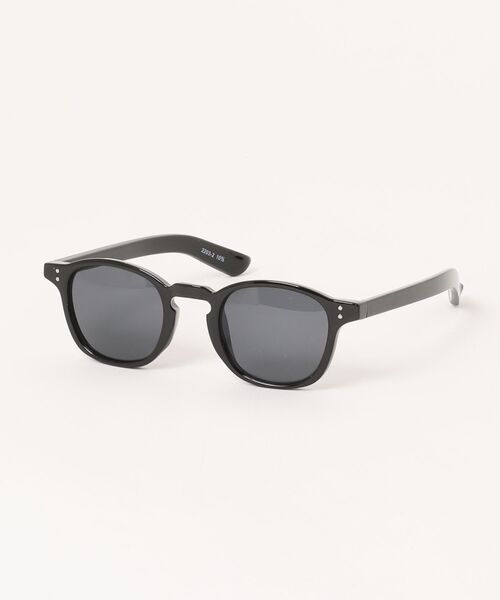 Revo.（レボ）の「WELLINGTON COLOR LENS SUNGLASSES / ウェリントン カラーレンズ サングラス クリアフレーム【UNISEX】（サングラス・レディース・シャンパン/ライトグレー/ブラウン/ライトグリーン/ブラック/ライトベージュ/ライトブルー・FREE）」の2枚目の写真