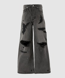 MASU（エムエーエスユー）の「MB BAGGY JEANS ANGEL DAMAGE（デニムパンツ）」