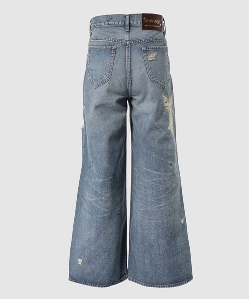 MASU(エムエーエスユー)の「MB BAGGY JEANS ANGEL DAMAGE(デニムパンツ・メンズ・インディゴブルー/ブラック・46/44/48)」の3枚目の写真