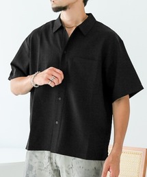 LUXSTYLE | レギュラーカラーリラックス半袖シャツ(シャツ/ブラウス)