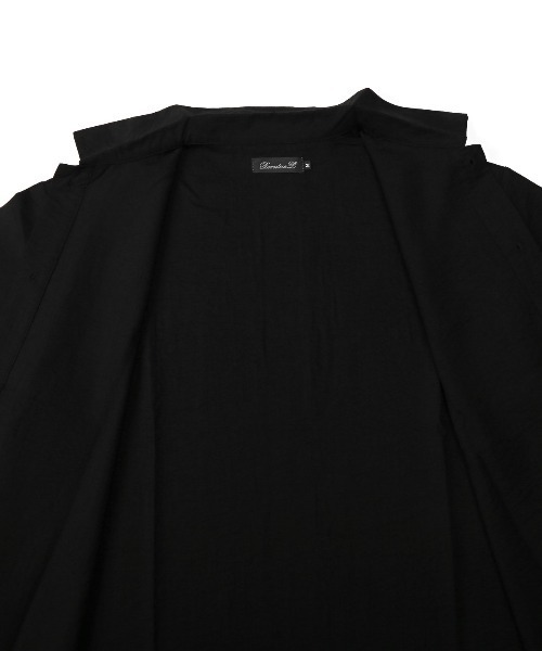 LUXSTYLE（ラグスタイル）の「レギュラーカラーリラックス半袖シャツ（シャツ/ブラウス・メンズ・ブラック/ブラックミックス・L/M）」の19枚目の写真