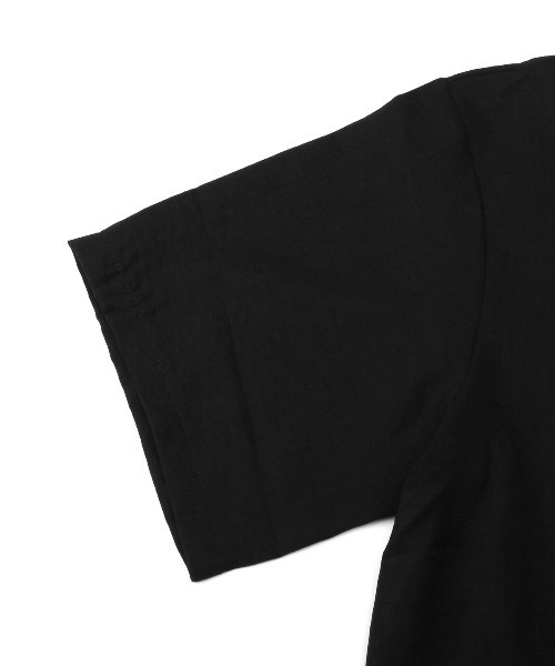 LUXSTYLE（ラグスタイル）の「レギュラーカラーリラックス半袖シャツ（シャツ/ブラウス・メンズ・ブラック/ブラックミックス・L/M）」の21枚目の写真