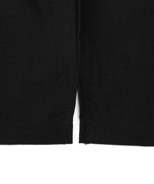 LUXSTYLE（ラグスタイル）の「レギュラーカラーリラックス半袖シャツ（シャツ/ブラウス・メンズ・ブラック/ブラックミックス・L/M）」の22枚目の写真