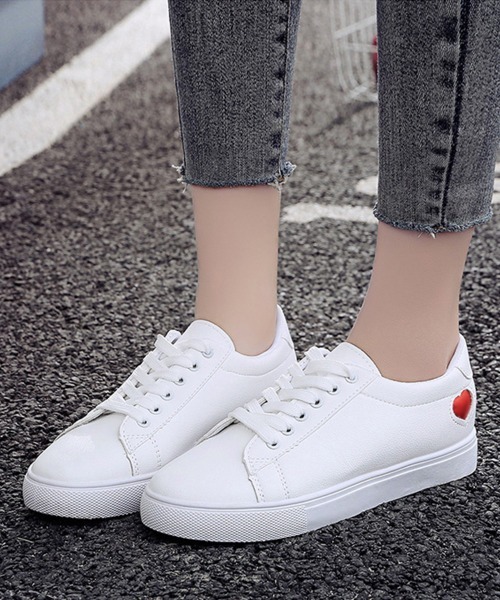 Miniministore(ミニミニストア)の「ローカットスニーカー レディース ハート(スニーカー・レディース・シルバー/レッド/ゴールド・22.5cm/23.0cm/23.5cm/24.0cm/24.5cm/25.0cm)」の17枚目の写真