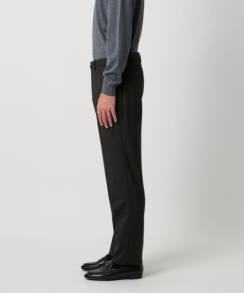 UNITED ARROWS（ユナイテッドアローズ）の「ポリエステル/ウール ノープリーツ スラックス COMFORT EASY―MODEL（スラックス・メンズ・ブラック・46）」の5枚目の写真