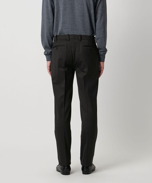 UNITED ARROWS（ユナイテッドアローズ）の「ポリエステル/ウール ノープリーツ スラックス COMFORT EASY―MODEL（スラックス・メンズ・ブラック・46）」の6枚目の写真
