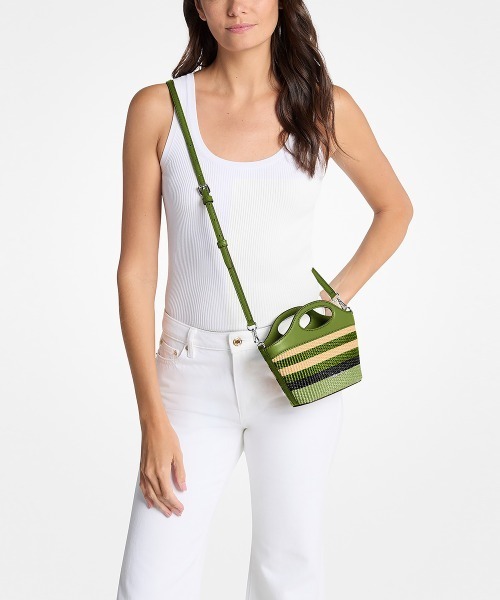 MICHAEL KORS(マイケルコース)の「TATUM クロスボディ スモール(かごバッグ・レディース・ライム・FREE)」の5枚目の写真