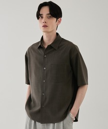 LUENNA（ルエナ）の「【LUENNA】Compact Half Sleeve Regular Collar Shirt / コンパクト半袖レギュラーカラーシャツ（シャツ/ブラウス）」