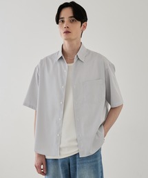 LUENNA（ルエナ）の「【LUENNA】Compact Half Sleeve Regular Collar Shirt   コンパクト半袖レギュラーカラーシャツ（シャツ/ブラウス）」