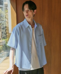 LUENNA（ルエナ）の「【LUENNA】Compact Half Sleeve Regular Collar Shirt / コンパクト半袖レギュラーカラーシャツ（シャツ/ブラウス）」