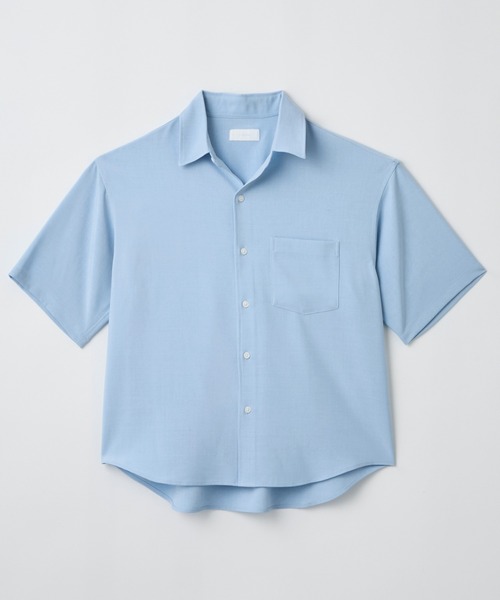 LUENNA(ルエナ)の「【LUENNA】Compact Half Sleeve Regular Collar Shirt / コンパクト半袖レギュラーカラーシャツ(シャツ/ブラウス・メンズ・ライトブルー/ダークブラウン/ブラック系1・S/M/L)」の5枚目の写真