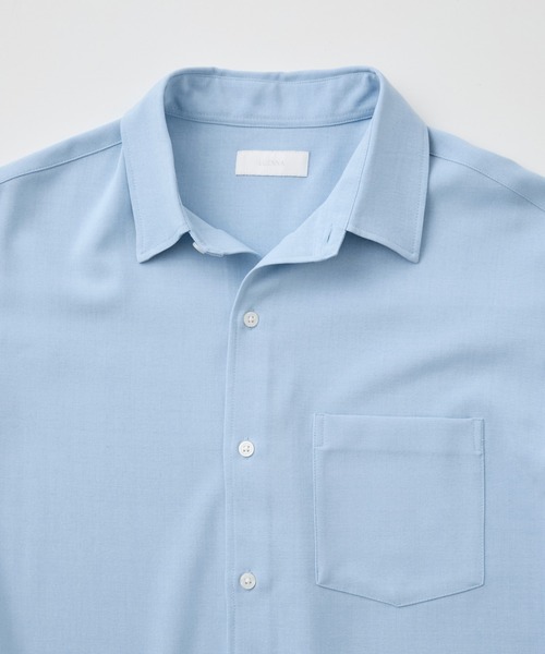 LUENNA(ルエナ)の「【LUENNA】Compact Half Sleeve Regular Collar Shirt / コンパクト半袖レギュラーカラーシャツ(シャツ/ブラウス・メンズ・ライトブルー/ダークブラウン/ブラック系1・S/M/L)」の7枚目の写真