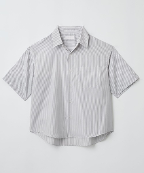 LUENNA(ルエナ)の「【LUENNA】Compact Half Sleeve Regular Collar Shirt / コンパクト半袖レギュラーカラーシャツ(シャツ/ブラウス・メンズ・ライトブルー/ダークブラウン/ブラック系1・S/M/L)」の12枚目の写真