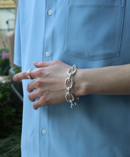 LUENNA(ルエナ)の「【LUENNA】Compact Half Sleeve Regular Collar Shirt / コンパクト半袖レギュラーカラーシャツ(シャツ/ブラウス・メンズ・ライトブルー/ダークブラウン/ブラック系1・S/M/L)」の21枚目の写真