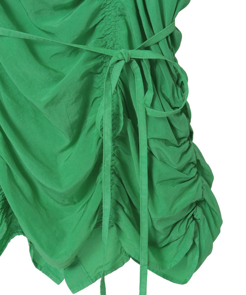 CURRENTAGE(カレンテージ)の「【CURRENTAGE/カレンテージ】Piece Dyeing Cupra Blouse(シャツ/ブラウス・レディース・グリーン/ブラウン・FREE)」の20枚目の写真