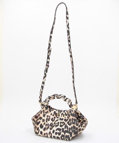 GANNI（ガニー）の「GANNI/ガニー Bou Small Grained Printed / B2100039 / 2WAY ハンドバッグ / ショルダーバッグ（ショルダーバッグ・レディース・レオパード・ONE SIZE）」の6枚目の写真